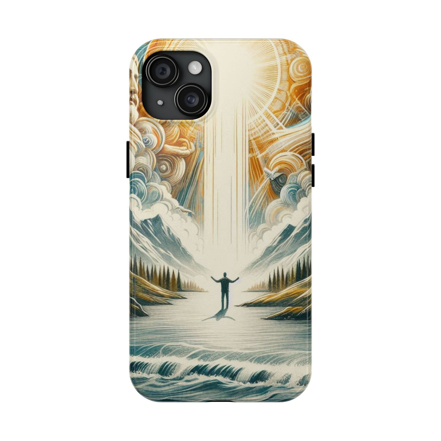 Divine Radiance: Heaven’s Light Phone Case