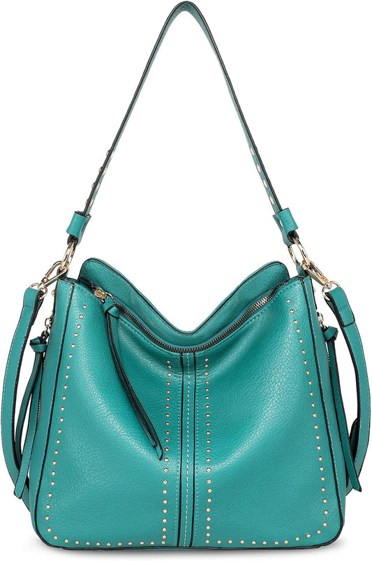 Womens Purses and Handbags Crossbody Hobo Bags Leather Shoulder Satchel Purses for Women MWC-1001STQ